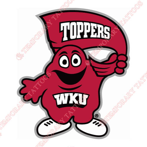 Western Kentucky Hilltoppers Customize Temporary Tattoos Stickers NO.6987
